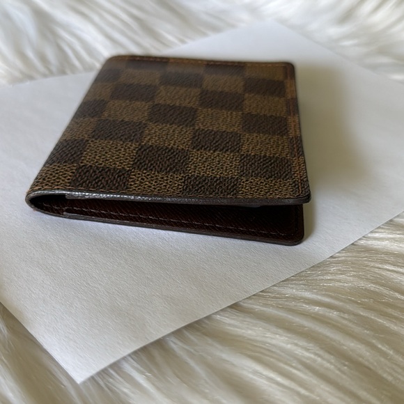 LOUIS VUITTON Damier Ebene Porte 2 Cartes Vertical Card Holder - Picture 5 of 17